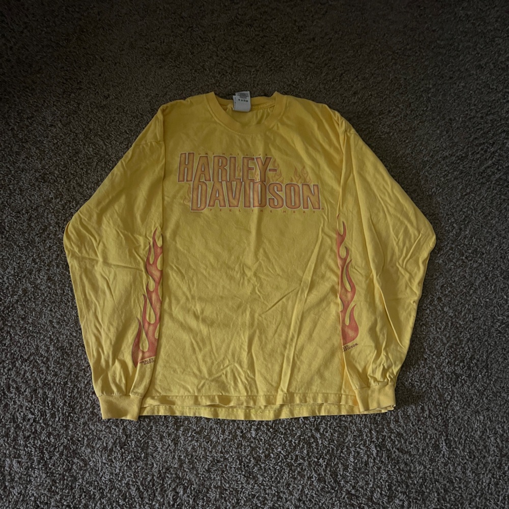 Harley-Davidson Yellow Men's Shirt